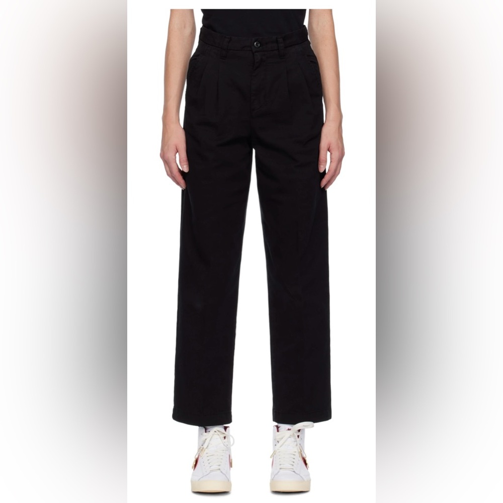 Carhartt WIP Black Straight-Leg Trousers